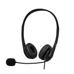   Astrum HS750 Call center USB fejhallgató állítható zajszűrős mikrofonnal, bőr fülpárnákkal