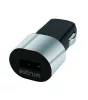 Astrum CC100 fekete - ezüst autós szivar töltő 1.0A 1xUSB A93010-S 5W