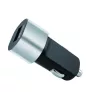 Astrum CC100 fekete - ezüst autós szivar töltő 1.0A 1xUSB A93010-S 5W