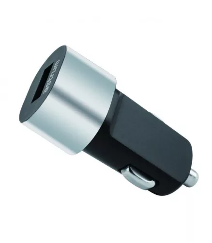 Astrum CC100 fekete - ezüst autós szivar töltő 1.0A 1xUSB A93010-S 5W