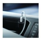Astrum CC100 fekete - ezüst autós szivar töltő 1.0A 1xUSB A93010-S 5W
