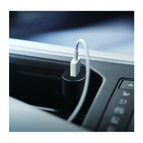 Astrum CC100 fekete - ezüst autós szivar töltő 1.0A 1xUSB A93010-S 5W