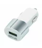 Astrum CC100 fehér - ezüst autós szivar töltő 1.0A 1xUSB A93010-Q 5W