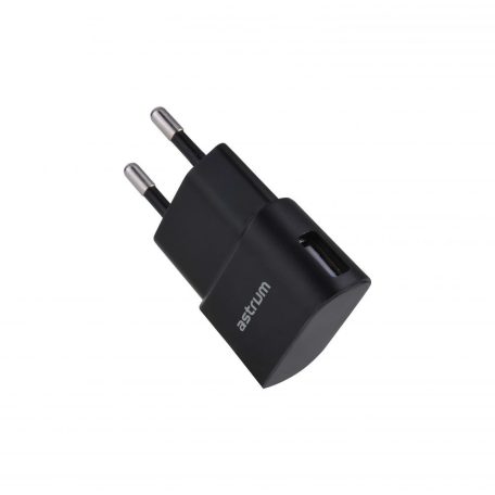 Astrum CH120 fekete hálózati töltőfej 5V 1.0A 1xUSB A92512-B 5W