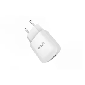   Astrum CH230 fehér hálózati töltőfej 5V 2.0A 1xUSB A92523-Q 10W