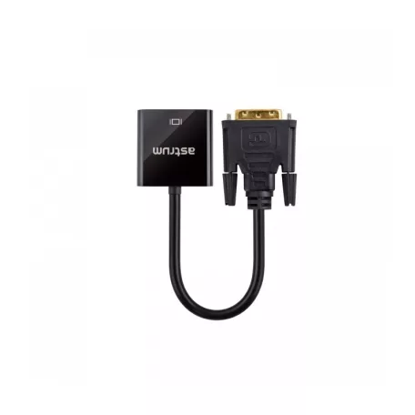 Astrum DA520 DVI Port - VGA apa adapter fekete (aktív)
