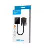 Astrum DA520 DVI Port - VGA apa adapter fekete (aktív)