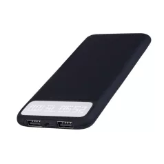   Astrum PB150 v2 gyorstöltő (QuickCharge 3.0) Power Bank 9000mAh, Li-Polymer akkucella, Dual USB 3A fekete 15W