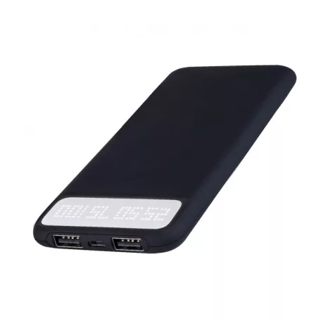 Astrum PB150 v2 gyorstöltő (QuickCharge 3.0) Power Bank 9000mAh, Li-Polymer akkucella, Dual USB 3A fekete 15W