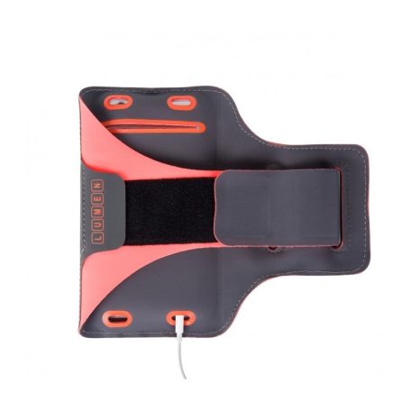 Astrum AB470 narancs vízálló sport telefontartó felkarra, önműködő LED világítással, 4,7"-ig