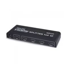   Astrum SP040 1.4V HDMI elosztó 1XHDMI in, 4XHDMI out port, ultra HD 1080, 3D támogatás