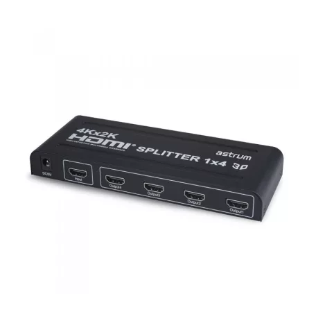 Astrum SP040 1.4V HDMI elosztó 1XHDMI in, 4XHDMI out port, ultra HD 1080, 3D támogatás