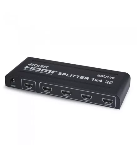 Astrum SP040 1.4V HDMI elosztó 1XHDMI in, 4XHDMI out port, ultra HD 1080, 3D támogatás