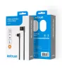 Astrum UT640 USB - Type-C  3.0A 2.0 strapabíró erősített derékszögű adatkábel szürke