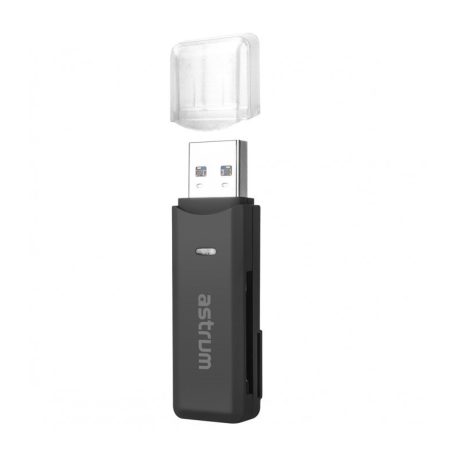 Astrum CR030 USB 3.0 (5gbps) kártyaolvasó MicroSD/SD/MMC/RS-MMC/Mini SD