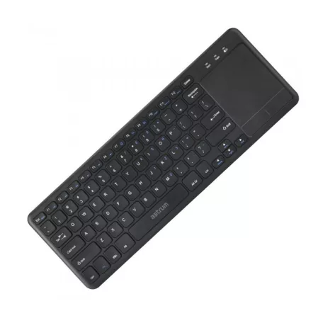 Astrum KW280 Bluetooth 3.0 ultravékony billentyűzet touchpaddal fekete, Android/IOS kompatibilis angol kiosztás