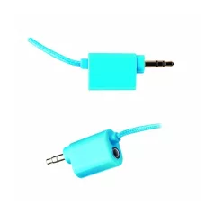   Astrum HS150 3,5MM gyerek (max 85dB) fejhallgató erősített kábellel, jack elosztós csatlakozóval kék