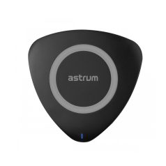   Astrum CW200 univerzális ultra slim vezeték nélküli QI 2.0 töltő 5W 1,5A fekete-szürke