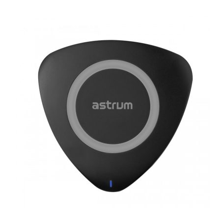 Astrum CW200 univerzális ultra slim vezeték nélküli QI 2.0 töltő 5W 1,5A fekete-szürke