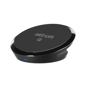   Astrum CW300 univerzális QuickCharge vezeték nélküli QI 3.0 gyorstöltő 5V/2A, 9V/1,8A, 12V/1,5A fekete 18W