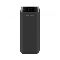   Astrum PB210 gumírozott külső akkumulátor 20000mAh 2X USB, 2X smart IC, 2A input, 2A/2A output fekete 10W