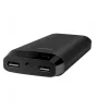 Astrum PB210 gumírozott külső akkumulátor 20000mAh 2X USB, 2X smart IC, 2A input, 2A/2A output fekete 10W