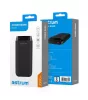 Astrum PB210 gumírozott külső akkumulátor 20000mAh 2X USB, 2X smart IC, 2A input, 2A/2A output fekete 10W
