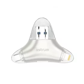   Astrum AA220 3 in 1 E-Disk kártyaolvasó 8 pin lightning / micro USB / USB 3.0 256GB-ig, MFI engedéllyel, Android/IOS
