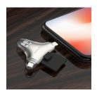 Astrum AA220 3 in 1 E-Disk kártyaolvasó 8 pin lightning / microUSB / USB 3.0 256GB-ig, MFI engedéllyel, Android/IOS