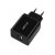 Astrum CH260 fekete hálózati töltőfej 1X USB-C, 1X USB, 2,4A total output, Smart IC 12W