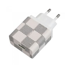   Astrum CH310 QC 3.0 dual color bőrbevonatos hálózati gyorstöltő (Quick Charge) 1xUSB 3,0A 18W