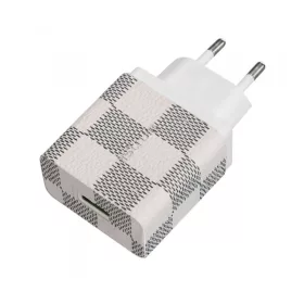   Astrum CH310 QC 3.0 dual color bőrbevonatos hálózati gyorstöltő (Quick Charge) 1xUSB 3,0A 18W