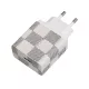 Astrum CH310 QC 3.0 dual color bőrbevonatos hálózati gyorstöltő (Quick Charge) 1xUSB 3,0A 18W