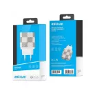 Astrum CH310 QC 3.0 dual color bőrbevonatos hálózati gyorstöltő (Quick Charge) 1xUSB 3,0A 18W