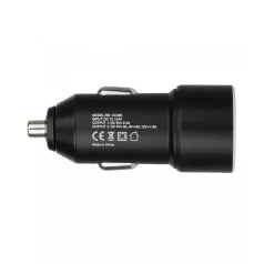   Astrum CC300 prémium fémházas gyorstöltő (Quick Charge 3.0) autós töltő 2X USB, (USB 2.4A 12W + USB QC 3.0 18W)