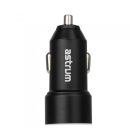 Astrum CC300 prémium fémházas gyorstöltő (Quick Charge 3.0) autós töltő 2X USB, (USB 2.4A 12W + USB QC 3.0 18W)