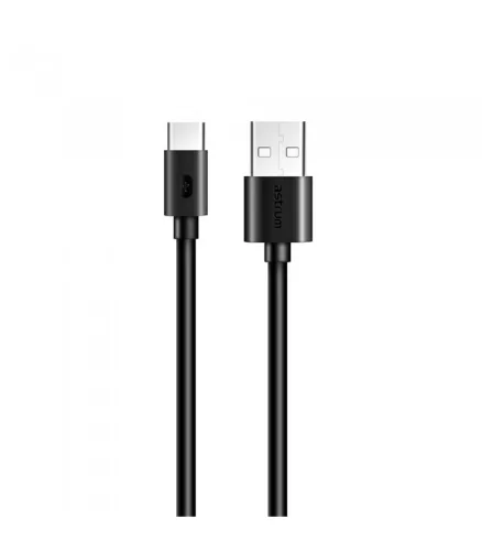 Astrum UT320 2m USB - Type-C csomagolt adatkábel, USB 2.0, 2A, fekete