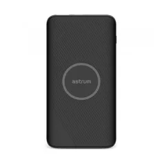   Astrum PB310 QI 5V/1A külső akkumulátor vezeték nélküli töltéssel, 10000mAh USB, Type-C, 2X smart IC, 2A input, 2A output, LI-polymer 10W