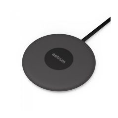   Astrum CW240 univerzális ultra slim vezeték nélküli QI 1.2 töltő 5V/2A, 9V/1,8A fekete 10W