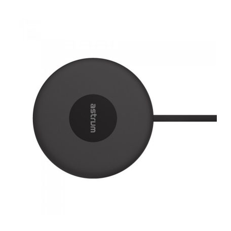 Astrum CW240 univerzális ultra slim vezeték nélküli QI 1.2 töltő 5V/2A, 9V/1,8A fekete 10W