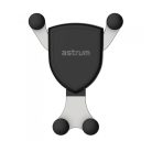 Astrum CW260 univerzális gravity autós tartó vezeték nélküli töltéssel szellőzőre, QI V1.2, 5V-1A / 9V-1.1A 10W