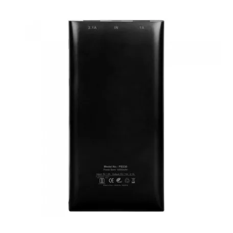 Astrum PB230 fekete Power Bank 10000MAH LED kijelzővel, 2A input, 2,1A/1A outputm Li-Polymer akkucellákkal új verzió 10W