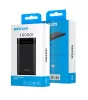 Astrum PB230 fekete Power Bank 10000MAH LED kijelzővel, 2A input, 2,1A/1A outputm Li-Polymer akkucellákkal új verzió 10W