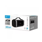 Astrum ST340 fekete hordozható bluetooth hangszóró FM rádióval, micro SD olvasóval, karpánttal, AUX, USB, EQ, 25W