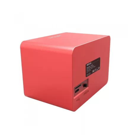Astrum ST180 piros hordozható bluetooth hangszóró, mikrofon, FM rádió, micro SD olvasó, 3W