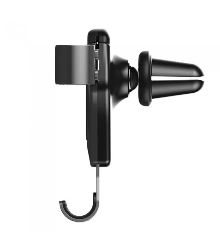 Astrum SH470 Gravity gumibevonatos autós tartó 3,5" - 6,3" szellőzőre, fekete-ezüst