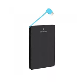  Astrum PB410 fekete ultravékony power bank 4000mAh 1USB 1A 5W