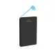 Astrum PB410 fekete ultravékony power bank 4000mAh 1USB 1A 5W