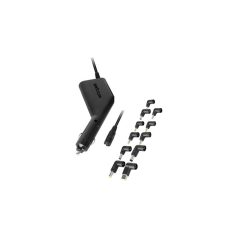  Astrum CU200 univerzális autós 12/24V laptop töltő 65W, 11 féle töltőfejjel, 15V/5A, 16V/4.4A, 18V/3.9A, 19V/3.68A, 20V/3.5A