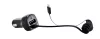 Astrum CC250 Type-C autós szivar töltő 1,5M spirál kábellel + USB csatlakozóval 2,4A fekete 12W